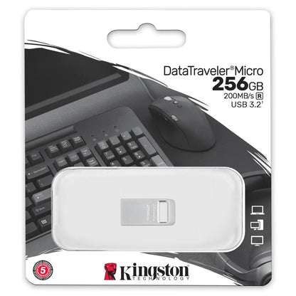 Memorie Externa USB-A 3.2 Kingston Micro G2, 256Gb DTMC3G2/256GB
