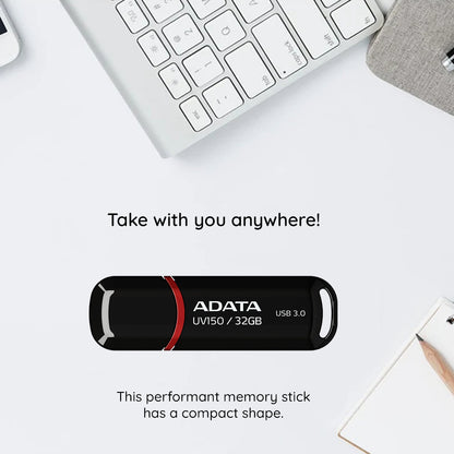 Memorie Externa USB-A 3.2 Adata UV150, 128Gb AUV150-128G-RBK