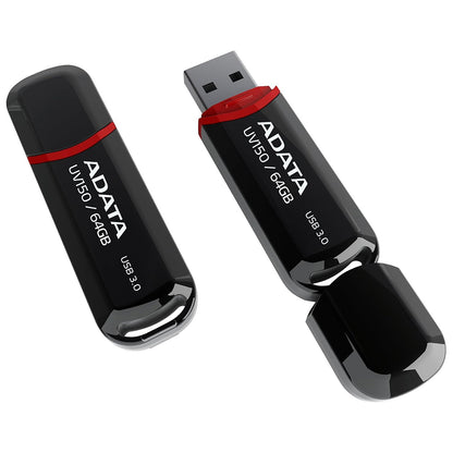 Memorie Externa USB-A 3.2 Adata UV150, 64Gb AUV150-64G-RBK