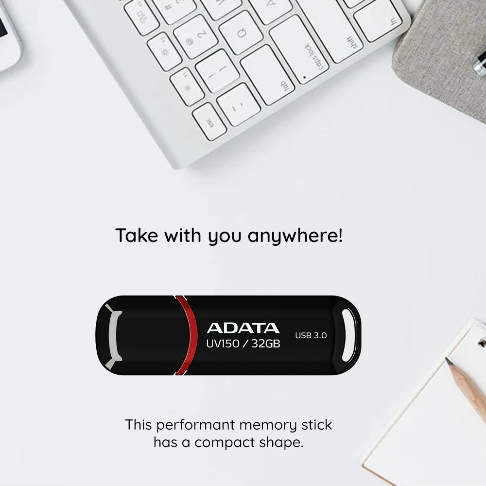 Memorie Externa USB-A 3.2 Adata UV150, 64Gb AUV150-64G-RBK
