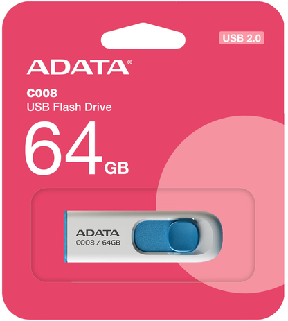 Memorie Externa USB-A Adata C008, 64Gb AC008-64G-RWE