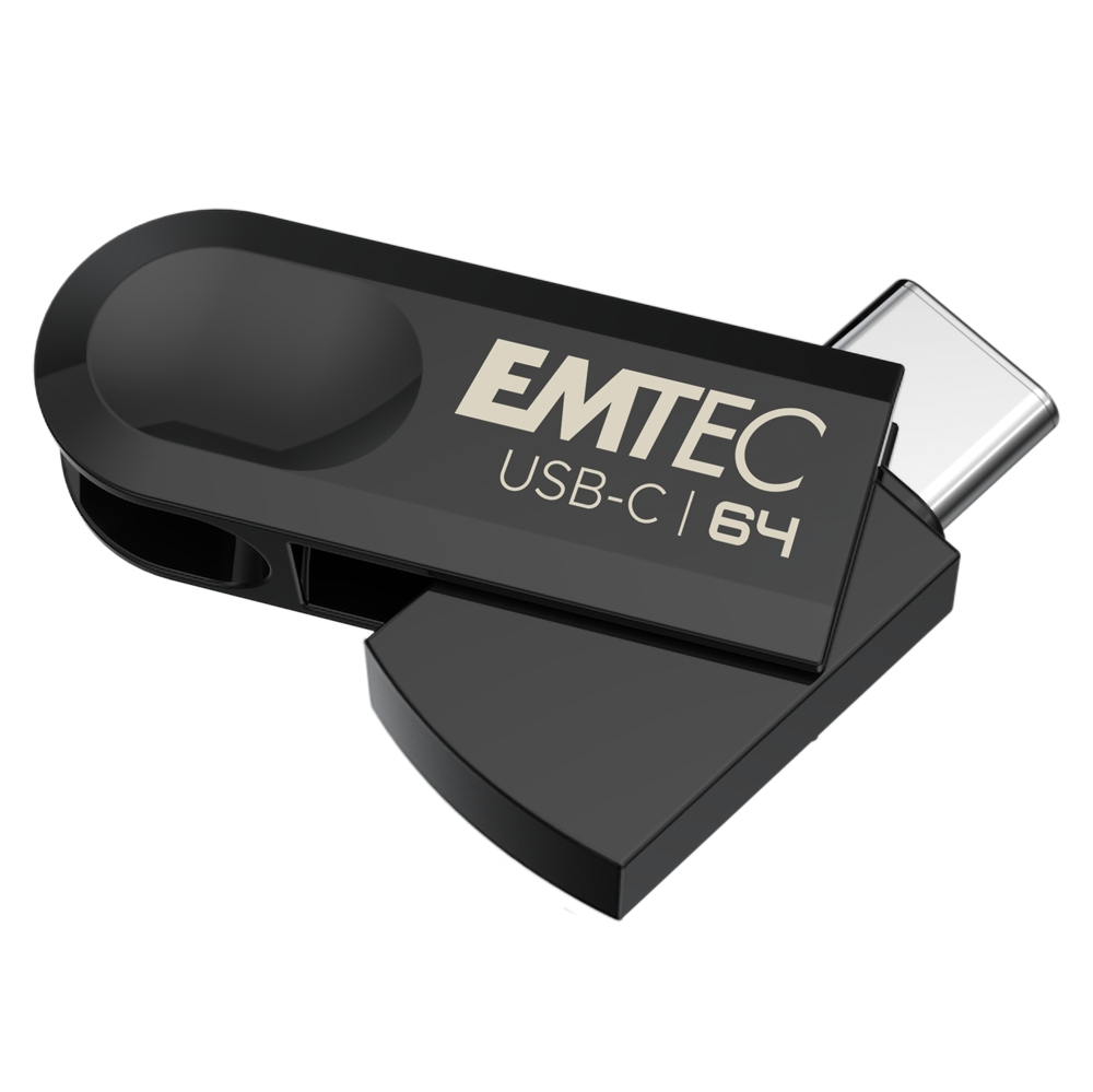 Memorie Externa USB-C Emtec C280 Single, 64Gb ECMMD64GC28