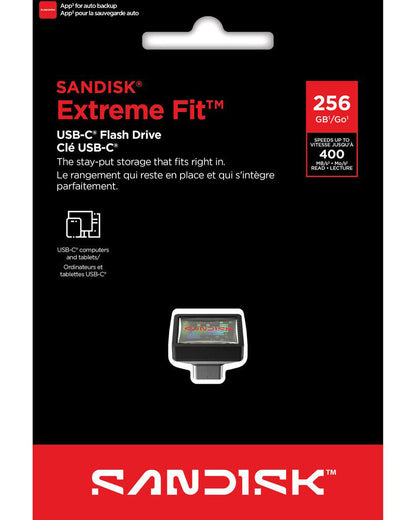 Memorie Externa USB-C SanDisk Extreme Fit, 256Gb SDCZ530-256G-G46
