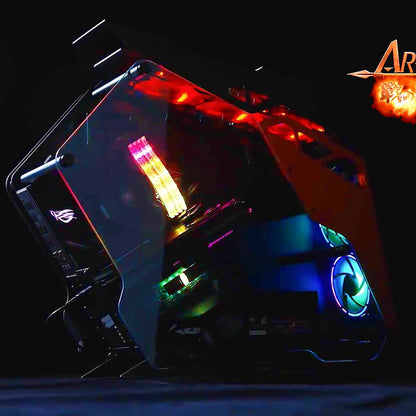 Memorie RAM Dato Ares Armor, DDR4, RGB, 8GB, 3200Mhz, CL16, Neagra