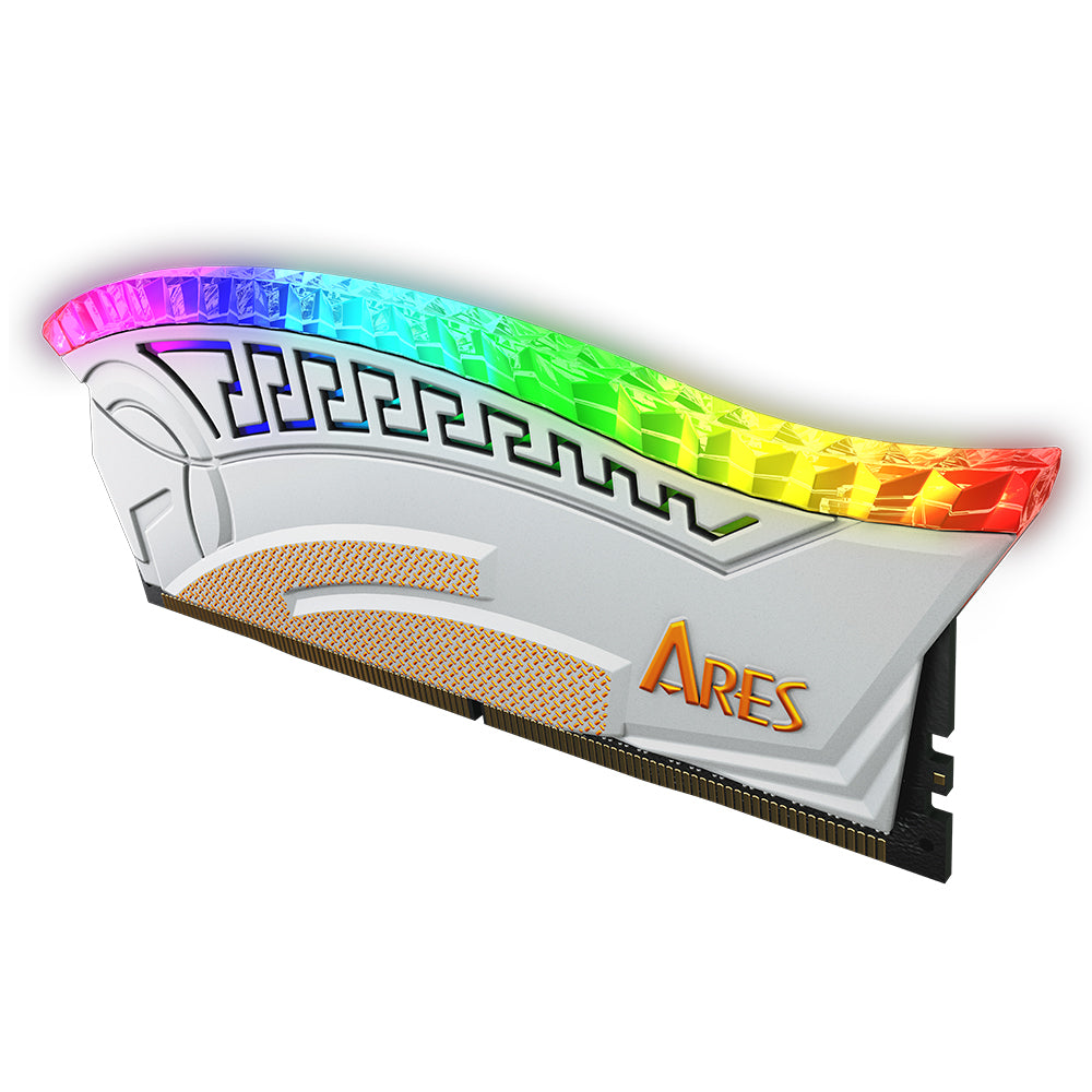 Memorie RAM Dato Ares Armor, DDR4, RGB, 8GB, 3600Mhz, CL18, Alba AMRGB1G88G36W