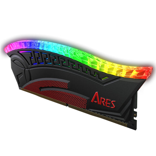 Memorie RAM Dato Ares Armor, DDR4, RGB, 8GB, 3600Mhz, CL18, Neagra AMRGB1G88G36K