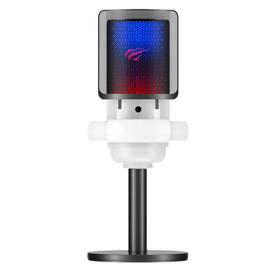 Microfon Cardioid HAVIT GK50, RGB, USB-C, 1.8m, Negru
