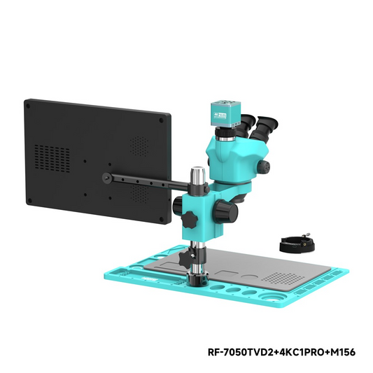 Microscop cu Monitor si Camera RF4 RF-7050TVD2 + 4KC1PRO + M156