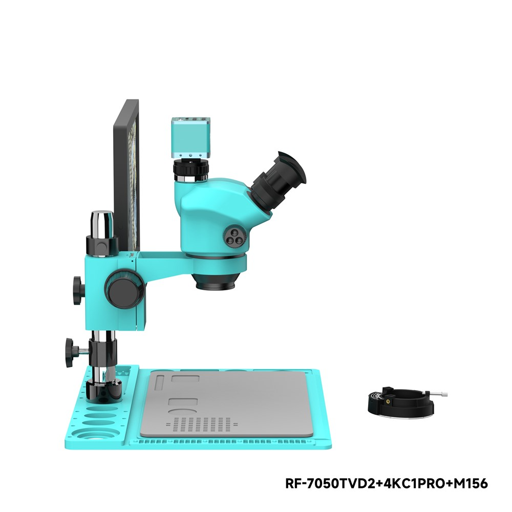 Microscop cu Monitor si Camera RF4 RF-7050TVD2 + 4KC1PRO + M156