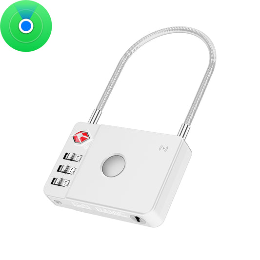 MiLi SmartTag MiLock Luggage pentru iOS Series, Alb HD-P16-L