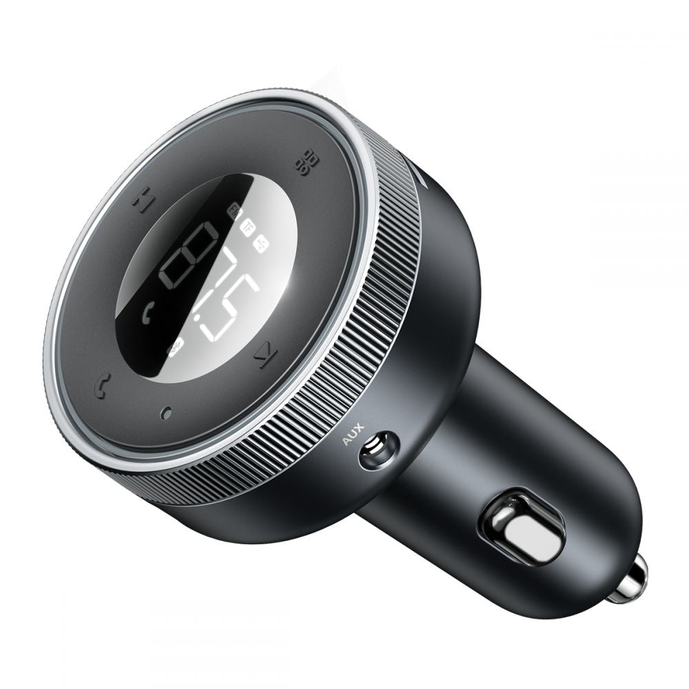 Modulator FM Bluetooth Baseus Enjoy, Mp3 Player, 2 x USB, Negru CCLH-01