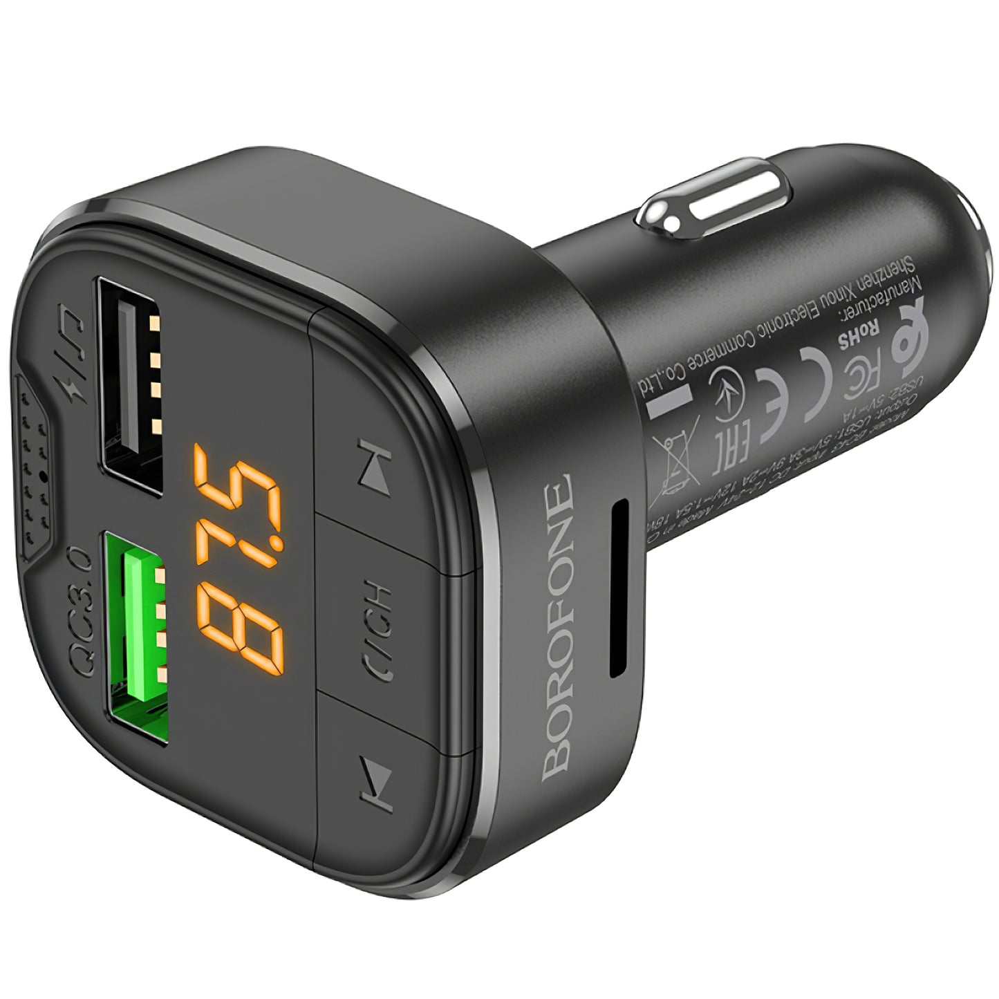 Modulator FM Bluetooth Borofone BC43 Flash, 2 x USB-A - 1 x microSD