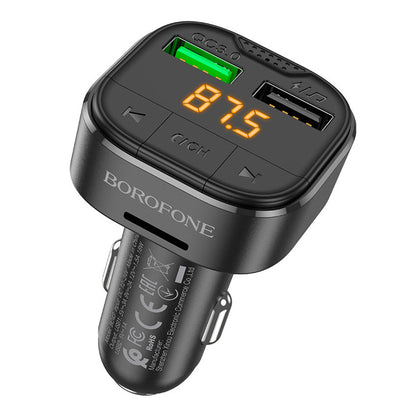 Modulator FM Bluetooth Borofone BC43 Flash, 2 x USB-A - 1 x microSD