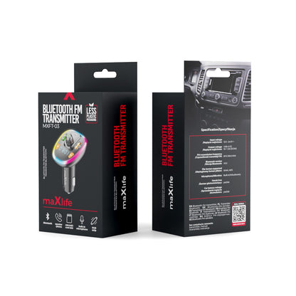 Modulator FM Bluetooth MaXlife MXFT-03, 2 x USB-A