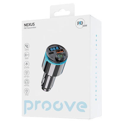 Modulator FM Bluetooth Proove, 1 x USB-A - 1 x USB-C FMNX30110001