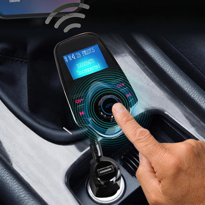 Modulator FM Bluetooth Techsuit MFM4, 1 x USB-A - 1 x 3.5mm - 1 x microSD, Negru