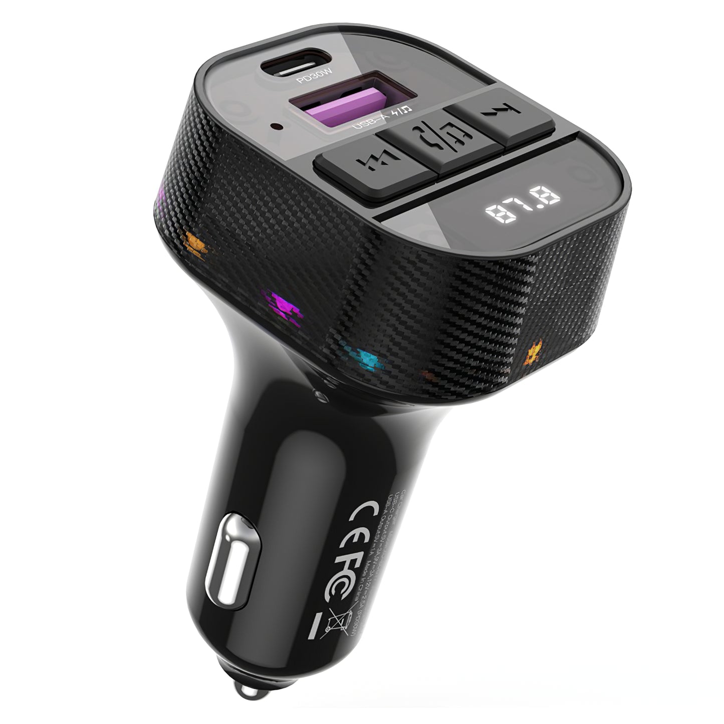 Modulator FM Bluetooth XO Design BCC17, 1 x USB-A - 1 x USB-C