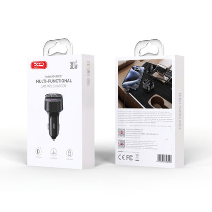 Modulator FM Bluetooth XO Design BCC17, 1 x USB-A - 1 x USB-C