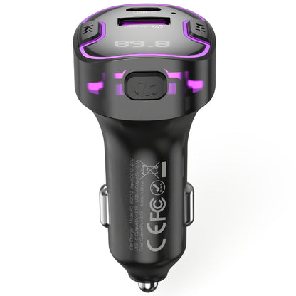 Modulator FM Bluetooth XO Design BCC12, 1 x USB-A - 1 x USB-C