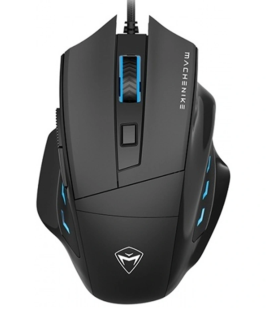 Mouse Gaming Wired USB Machenike M3, RGB, 3200DPI, Negru