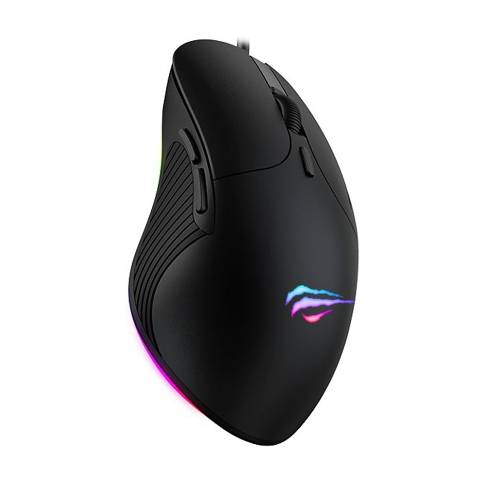Mouse Gaming Wired USB HAVIT MS1020WB, RGB, 240DPI, Negru