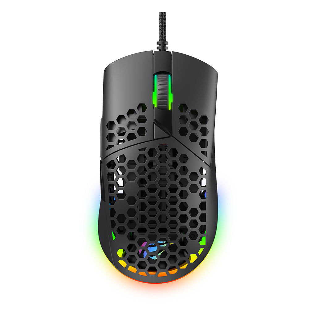 Mouse Gaming Wired USB HAVIT MS1036, RGB, 1200DPI - 7200DPI, 1.6m, Alb