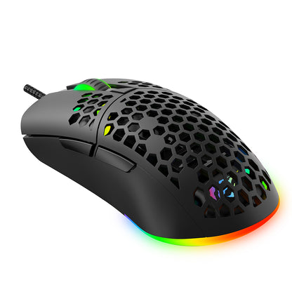 Mouse Gaming Wired USB HAVIT MS1036, RGB, 1200DPI - 7200DPI, 1.6m, Alb