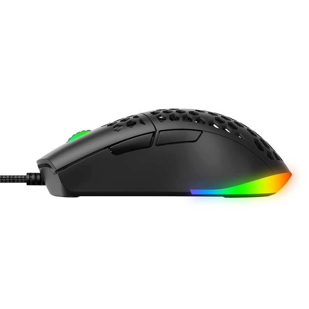 Mouse Gaming Wired USB HAVIT MS1036, RGB, 1200DPI - 7200DPI, 1.6m, Alb