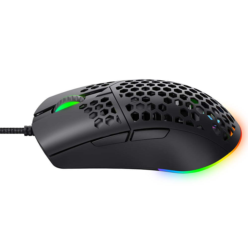 Mouse Gaming Wired USB HAVIT MS1036, RGB, 1200DPI - 7200DPI, 1.6m, Alb