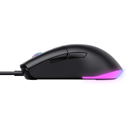 Mouse Gaming Wired USB HAVIT MS1038, RGB, 1200DPI - 7200DPI, 1.6m, Negru