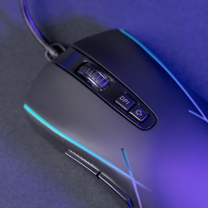 Mouse Gaming Wired USB Proove Defiant, RGB, 7200DPI, Alb CMDE00000101