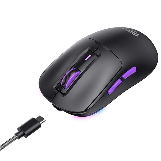 Mouse Gaming Wireless HAVIT MS969WB, RGB, 1000DPI - 16000DPI, Negru
