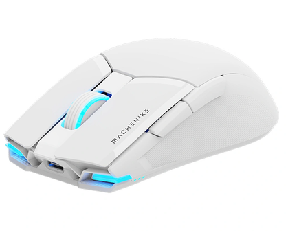 Mouse Gaming Wireless Machenike M7 Pro, RGB, 1000DPI - 26000DPI, Alb