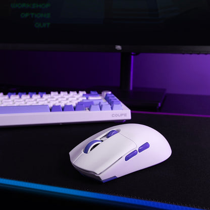 Mouse Gaming Wireless Proove Rate Special Edition, 800DPI - 12000DPI, Alb CMRTWRS03002