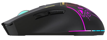 Mouse Gaming Wireless WZK WMGB-3200, 3200DPI, RGB, Negru