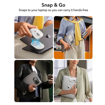 Mouse Wireless ESR MagMouse, 800DPI - 4800DPI, Alb