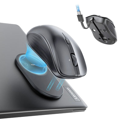 Mouse Wireless ESR MagMouse, 800DPI - 4800DPI, BT / Wi-Fi, Gri