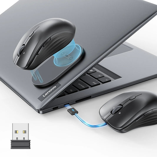 Mouse Wireless ESR MagMouse, 800DPI - 4800DPI, BT / Wi-Fi, Gri