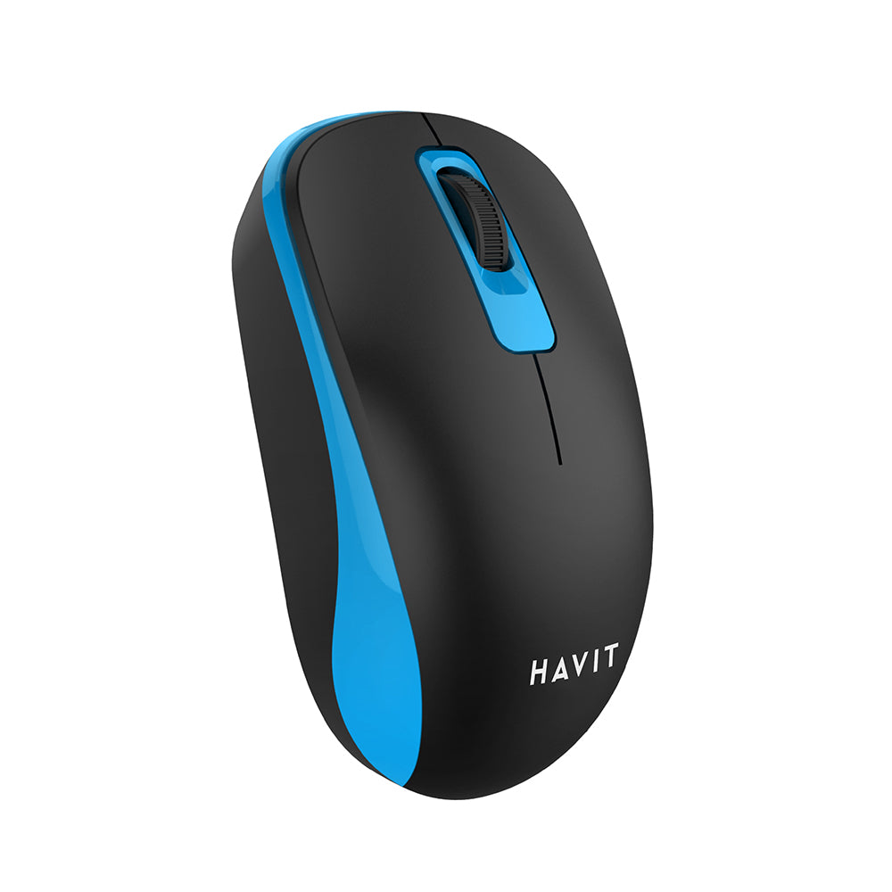 Mouse Wireless HAVIT MS626GT, 1200DPI, Negru Albastru