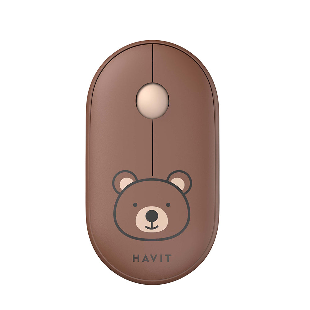 Mouse Wireless HAVIT MS75GT Pro, 1600DPI, Maro