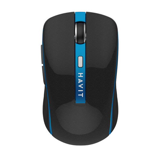 Mouse Wireless HAVIT MS951GT, 1000DPI - 1600DPI, Negru Albastru