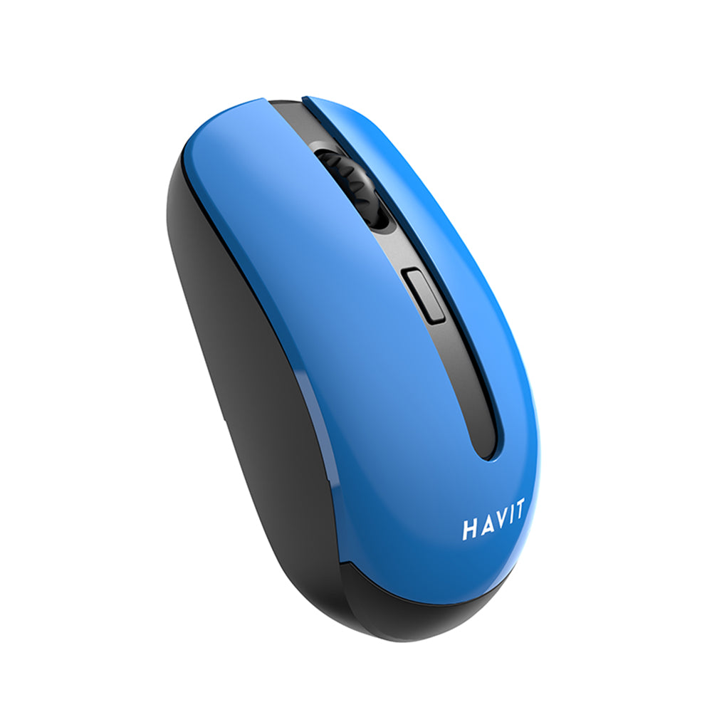 Mouse Wireless HAVIT MS989GT, 800DPI - 1600DPI, Negru Albastru