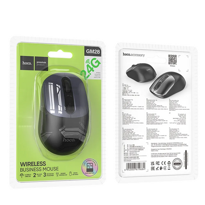 Mouse Wireless HOCO GM28, 1600DPI, Gri