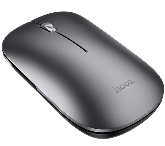 Mouse Wireless HOCO GM43, 1600DPI, BT / Wi-Fi, Gri