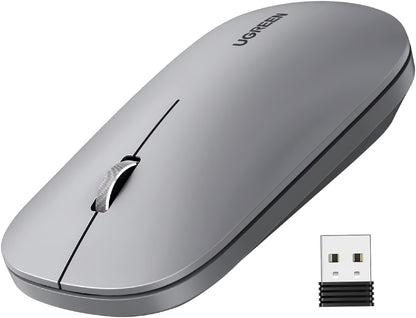 Mouse Wireless UGREEN MU001, 4000DPI, Gri