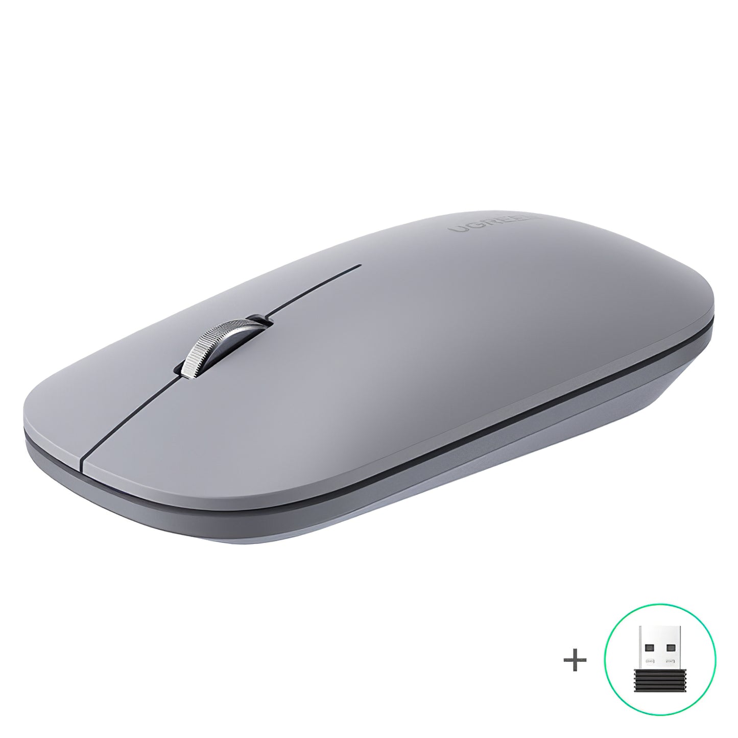 Mouse Wireless UGREEN MU001, 4000DPI, Gri