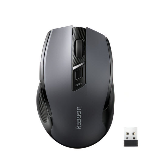 Mouse Wireless UGREEN MU006 (90855), 4000DPI, BT / Wi-Fi, Gri
