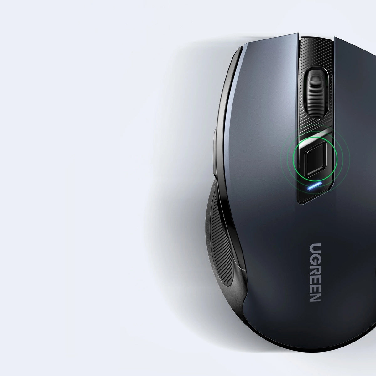 Mouse Wireless UGREEN MU006, 4000DPI, Negru