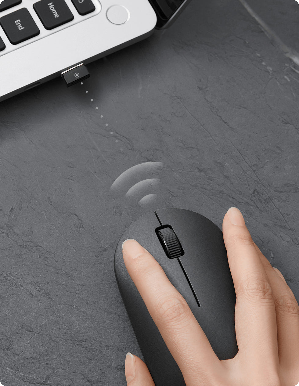 Mouse Wireless Xiaomi Lite 2, Negru BHR8916GL