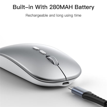 Mouse Wireless Yesido KB15, 800DPI - 1600DPI, Argintiu